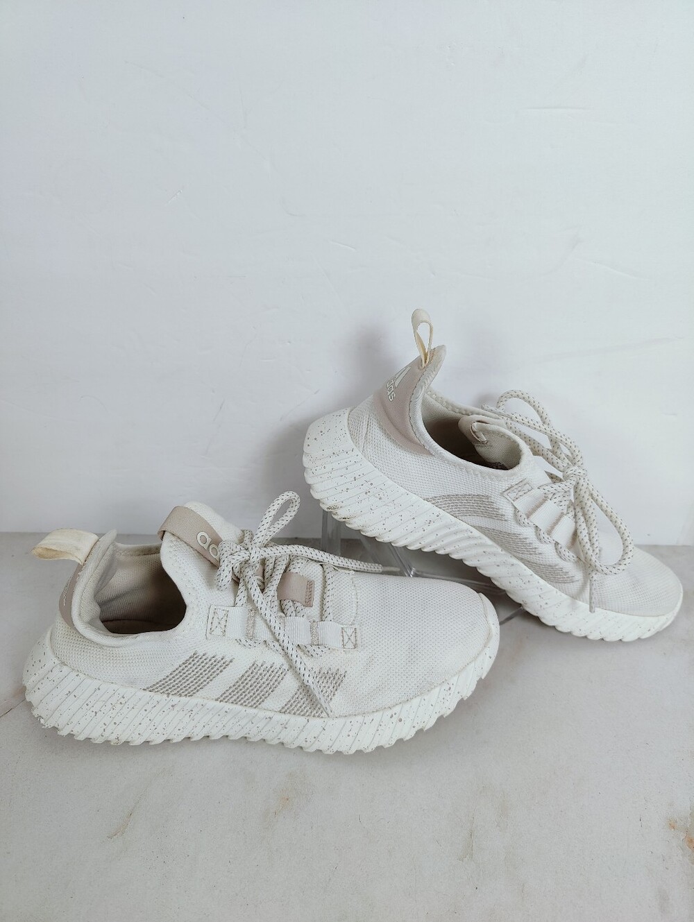 Adidas Women's Kaptir Flow Running Sneakers Wonder Beige, Sz 10